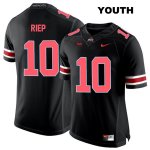 Youth NCAA Ohio State Buckeyes Amir Riep #10 College Stitched Authentic Nike Red Number Black Football Jersey IF20U24ZI
